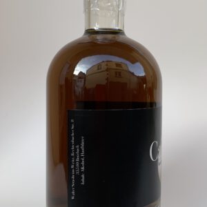 Hanf-Point - Traumhanft Hanf-Wodka - mit vollem Hanf-Aroma - hanfig - kräftig - scharf - 700 ml -37 % vol Etikett Seitenansich