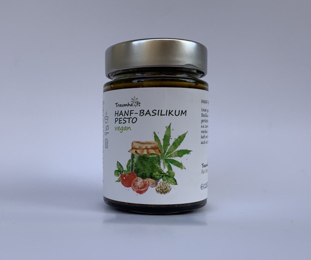 Hanf Basilikum Pesto Vegan Hanf Point