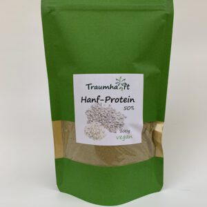 Hanf Protein Pulver Traumhanft Hanfproteinpulver- Hanf-Protein-Pulver gut für einen Hanf shake jetzt im Online shop von Hanf-Point Produktbild